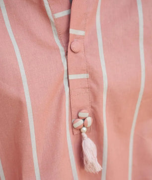 Selene - Light Pink Spring/Summer Long Tunic