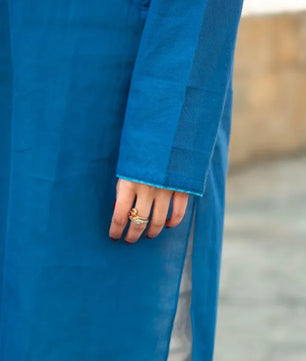 Leila - Sapphire Blue Spring/Summer Kurta