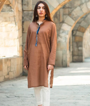 Leila - Brown Spring/Summer Kurta