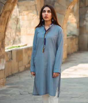 Leila - Gray Spring/Summer Kurta