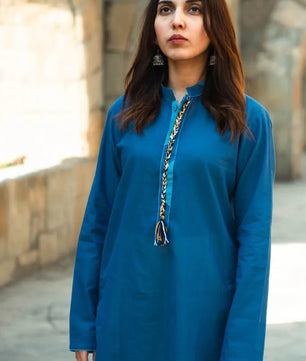 Leila - Sapphire Blue Spring/Summer Kurta