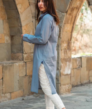 Leila - Gray Spring/Summer Kurta