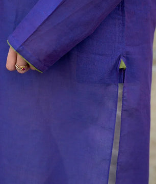 Leila - Purplish Blue Spring/Summer Kurta