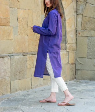 Leila - Purplish Blue Spring/Summer Kurta