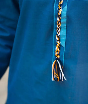 Leila - Sapphire Blue Spring/Summer Kurta