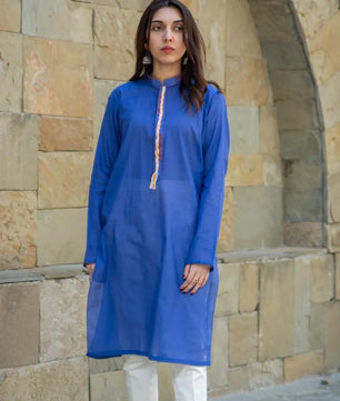 Leila - Cobalt Blue Spring/Summer Kurta