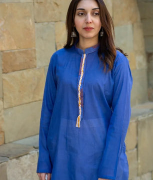 Leila - Cobalt Blue Spring/Summer Kurta