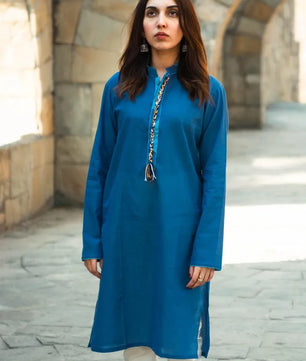 Leila - Sapphire Blue Spring/Summer Kurta