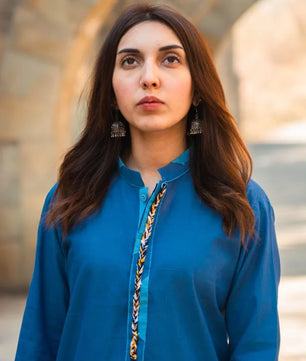 Leila - Sapphire Blue Spring/Summer Kurta