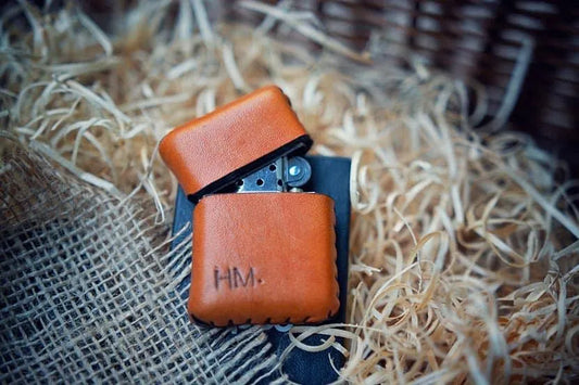 Lucas - Leather Zippo Case