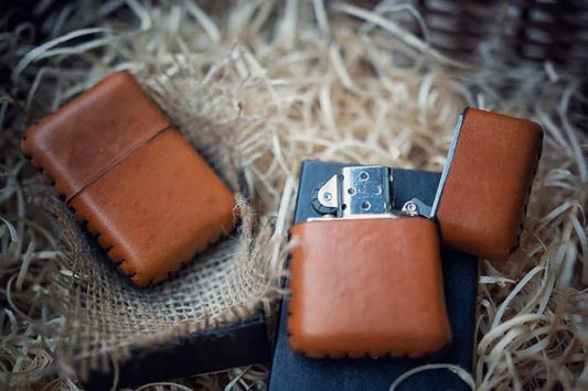 Lucas - Leather Zippo Case