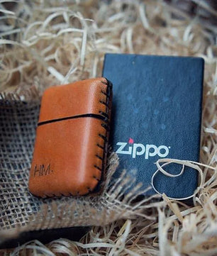 Lucas - Leather Zippo Case