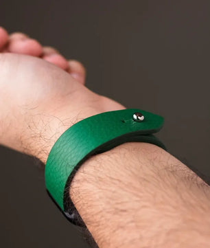 Forest Green Apple Watch Strap - Pure Leather Strap