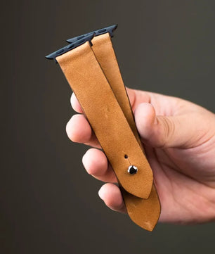 Tan Brown Apple Watch Strap - Pure Leather Strap