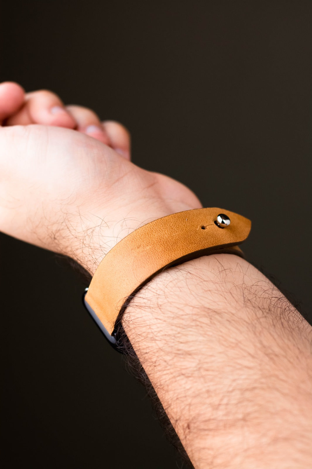 Tan Brown Apple Watch Strap - Pure Leather Strap