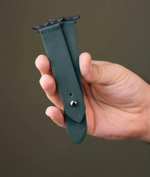 Emerald Green Apple Watch Strap - Pure Leather Strap