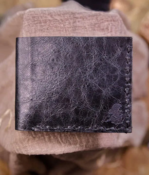 The Esthétique (Black) - Leather Bi-Fold Wallet