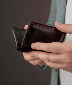The Stellar – Black Leather Smart Wallet - Limited Edition