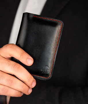 The Stellar – Black Leather Smart Wallet - Limited Edition