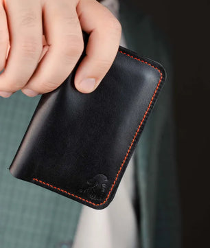 The Stellar – Black Leather Smart Wallet - Limited Edition