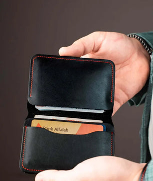 The Stellar – Black Leather Smart Wallet - Limited Edition