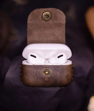 Swish Brown -  AirPods Pro Leather Case