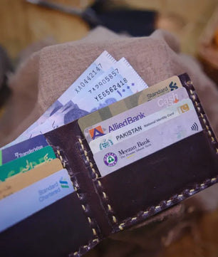 The Esthétique (Brown) - Leather Bi-Fold Wallet