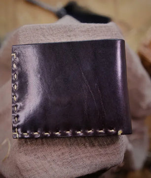 The Esthétique (Brown) - Leather Bi-Fold Wallet