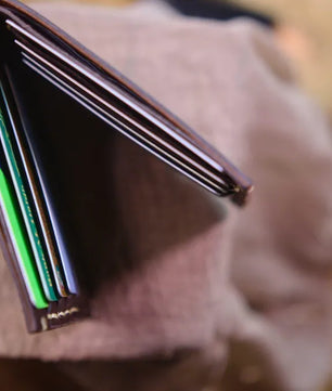 The Esthétique (Brown) - Leather Bi-Fold Wallet