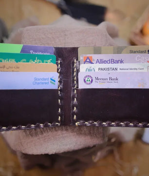 The Esthétique (Brown) - Leather Bi-Fold Wallet