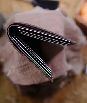 The Esthétique (Brown) - Leather Bi-Fold Wallet