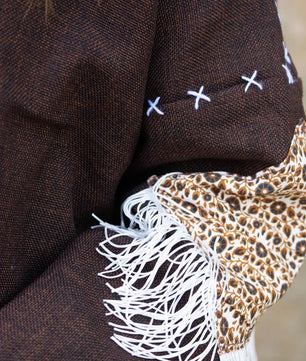 Brown | Handmade Premium Cardigan | Winter Wrap