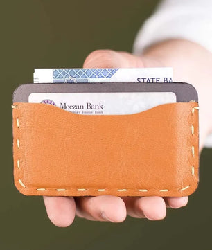 The Marc – Card Holder (Mustard - Grey)