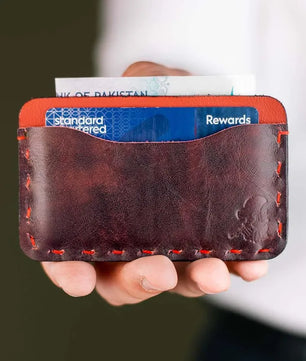 The Marc – Card Holder (Burgundy-Red)