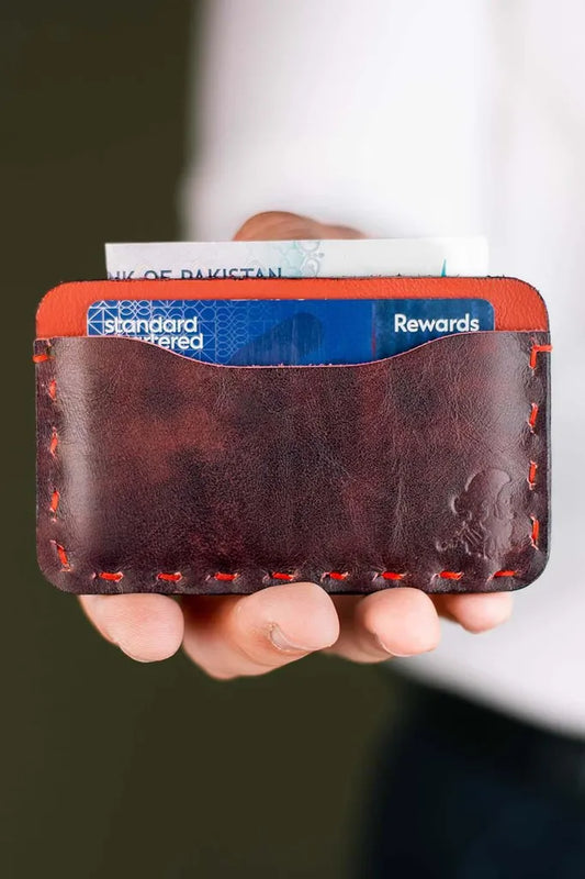 The Marc – Card Holder (Burgundy-Red)