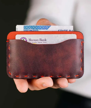 The Marc – Card Holder (Burgundy-Red)