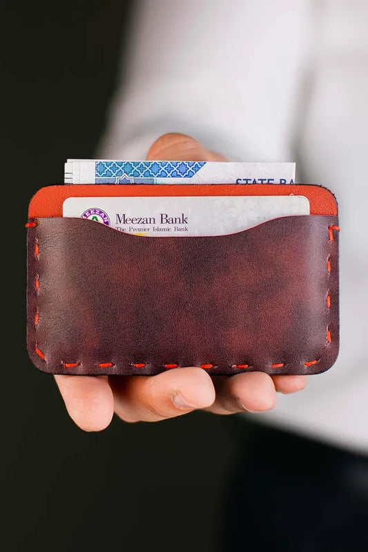 The Marc – Card Holder (Burgundy-Red)