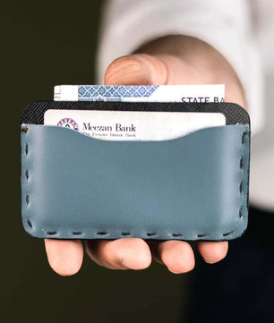 The Marc – Card Holder (Black - Slate Grey)