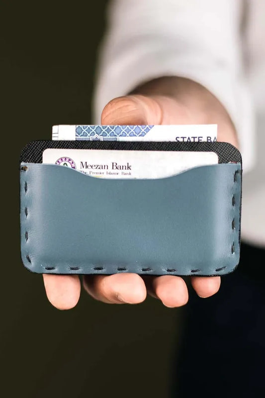 The Marc – Card Holder (Black - Slate Grey)