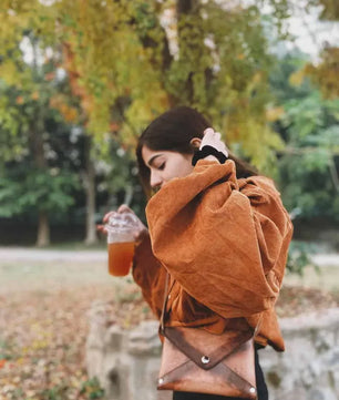 The Déesse - Hand Patina Crossbody Bag