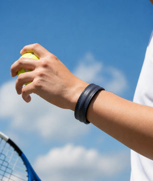 The Grit - Midnight Navy - Kara Style Leather Bracelet / Leather Cuff