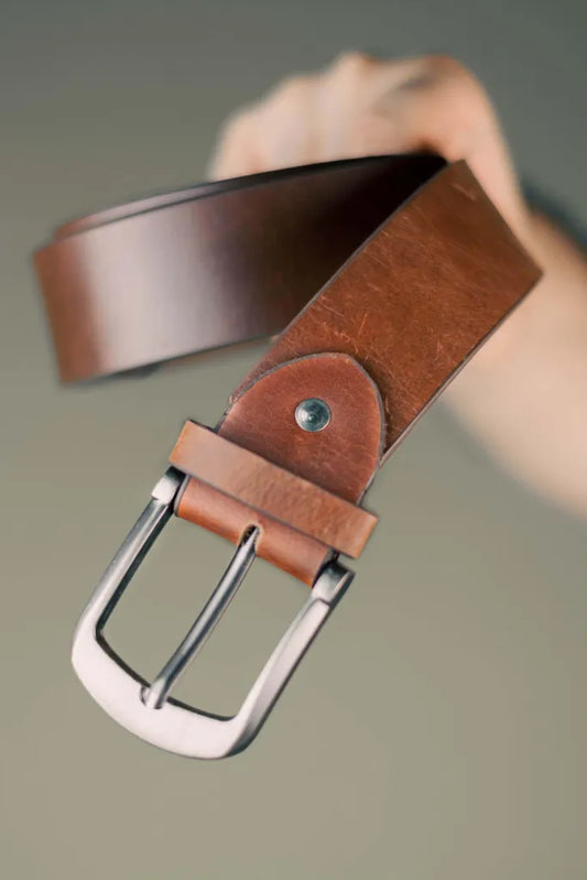 The Mylan - Leather Belt - Dark Brown
