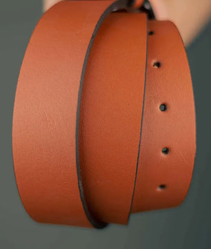 Django - Leather Belt - Marmalade