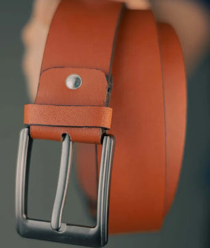 Django - Leather Belt - Marmalade