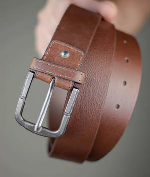 The Guapo - Leather Belt - Walnut