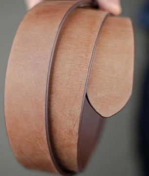 The Guapo - Leather Belt - Almond