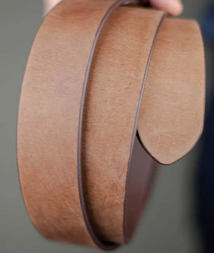 The Guapo - Leather Belt - Almond