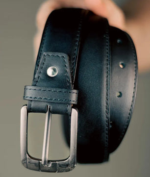 The Fuerte - Leather Belt - Black