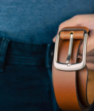 The Mylan - Leather Belt - Light Brown