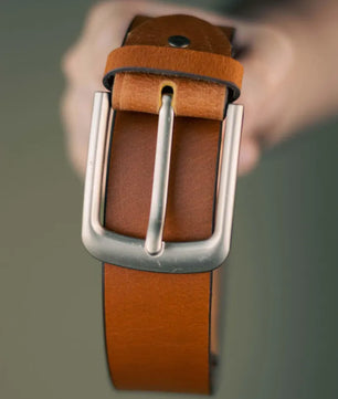The Mylan - Leather Belt - Light Brown